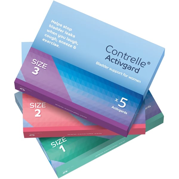 Contrelle Activgard cinco unidades: Evita la incontinencia, elimina las pérdidas de orina (tres tallas disponibles)