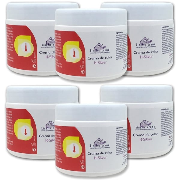 OFERTÓN 5 + 1: Crema de Calor Kinefis K-Silver 500 ml