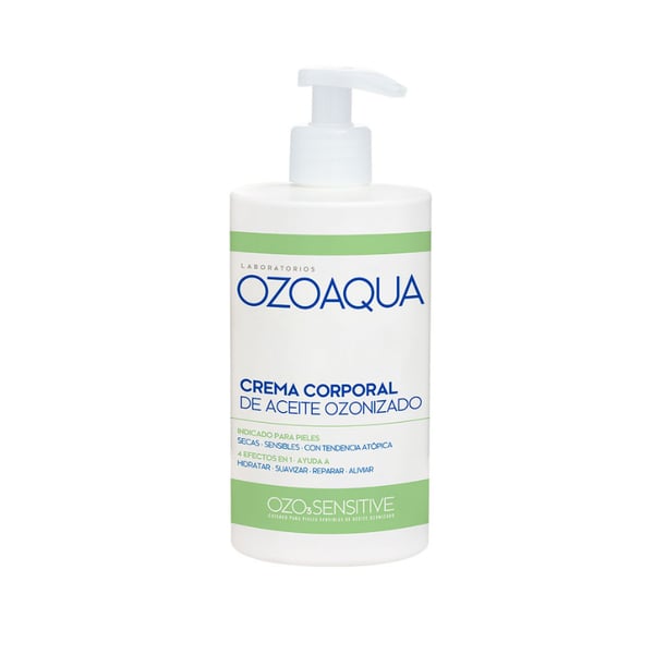 Crema corporal de Aceite ozonizado Ozo Sensitive: para pieles sensibles 500ml