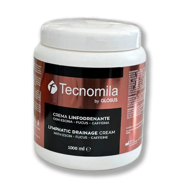 Crema conductora Globus para tratamientos de radiofrecuencia / diatermia con efecto de drenaje linfático (1000ml)