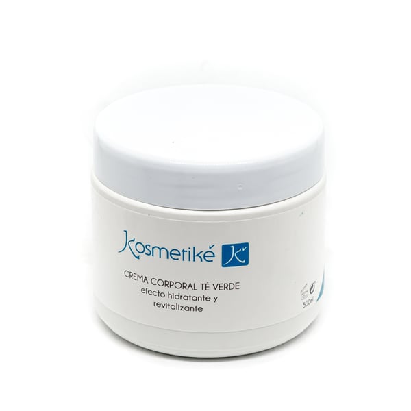 Crema Corporal enriquecida con extracto de té verde Kosmetiké Profesional 500 cc: Efecto Hidratante y Revitalizante