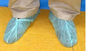 Cubrezapatos de Papel de Color Verde (paquete de 100 unidades)