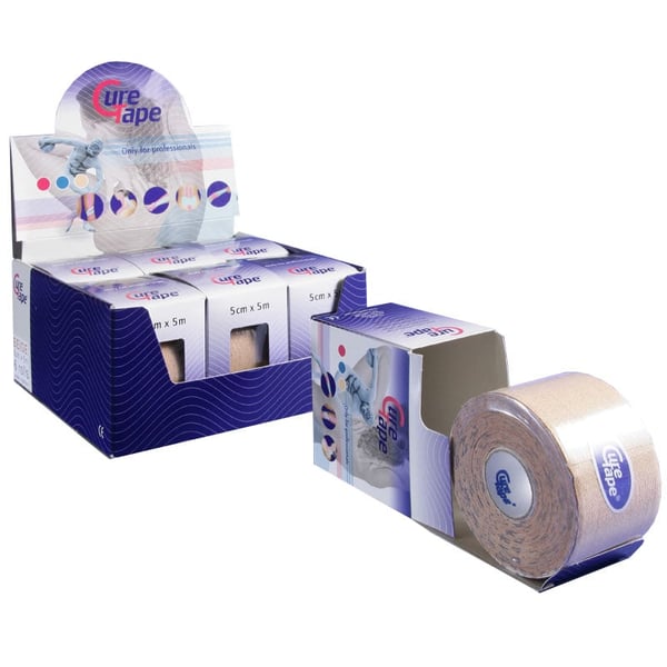 Cure Tape 5 cm x 5 mts Color Beige