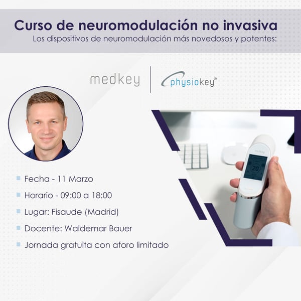 CURSO DE NEUROMODULACIÓN CON MEDKEY Y PHYSIOKEY - PRESENCIAL - GRATIS - 11-03-2023