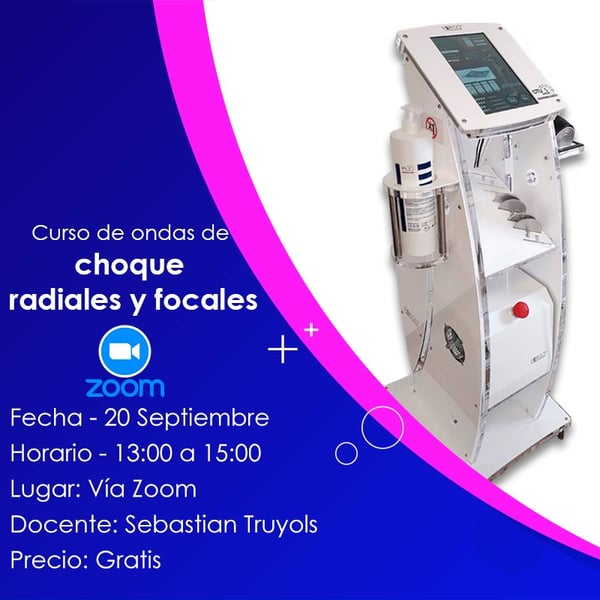 CURSO DE ONDAS DE CHOQUE RADIAL Y FOCAL - ZOOM - 20 SEPTIEMBRE 2024