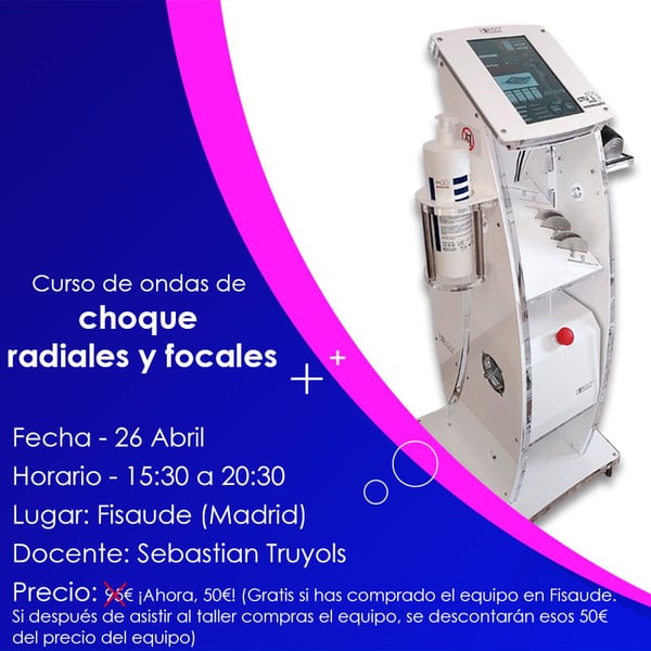 CURSO DE ONDAS DE CHOQUE RADIAL Y FOCAL - PRESENCIAL - 26 ABRIL 2024