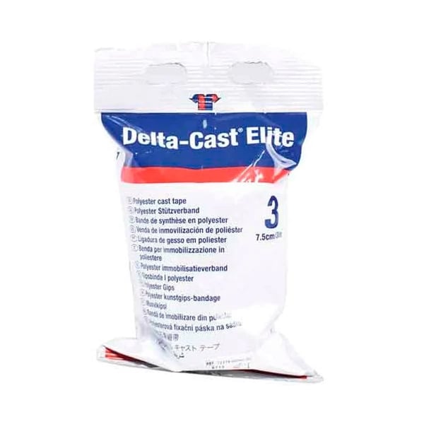 Venda sintética para inmovilización rígida Delta-Cast Elite 7,5 cms X 3,6 metros