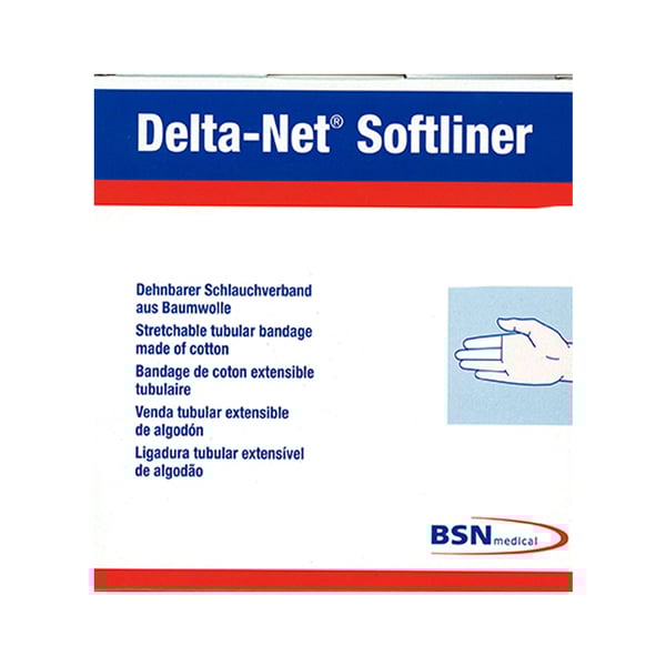 Delta-Net Nº 5 Brazos: Venda tubular extensible de algodón 100% (6,8 cm x 20 metros)
