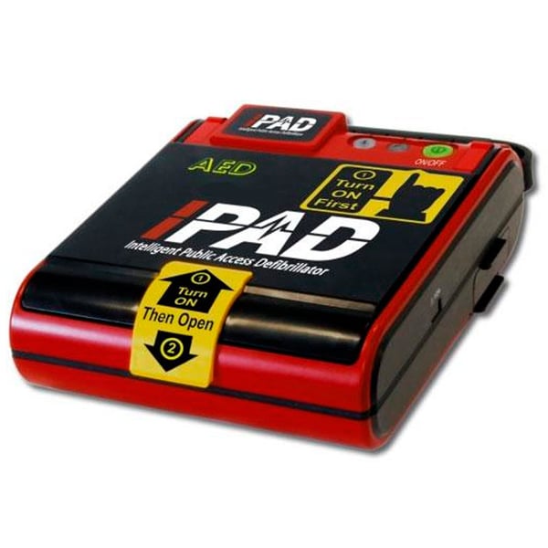Desfibrilador semi-automatico externo de alta gama con electrodos y baterias incluidos IPad
