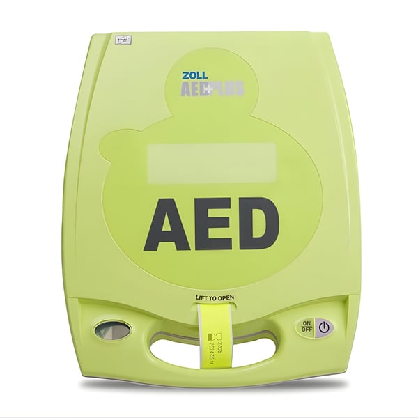 Desfibrilador ZOLL AED Plus: Real CPR Help. Incluye Electrodos Stat-padz II, Batería y Funda
