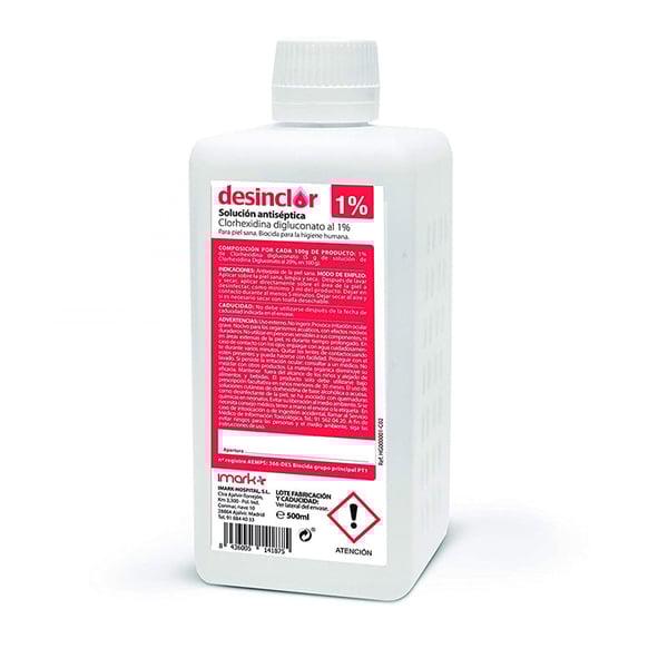 Desinclor - Solución Clorhexidina 1% 500 ml