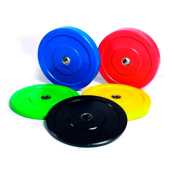 Discos Bumper: recomendados para crossfit y fitness (Disponibles en varios pesos - precio por unidad)