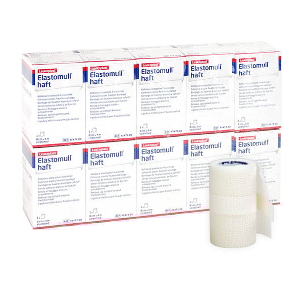 Elastomull Haft 4m x 8cm (10 unidades)- Vendas elásticas cohesivas de gasa