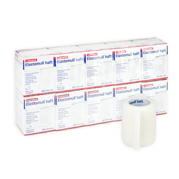 Elastomull Haft 6 cm x 4 metros: Venda elástica cohesiva de gasa