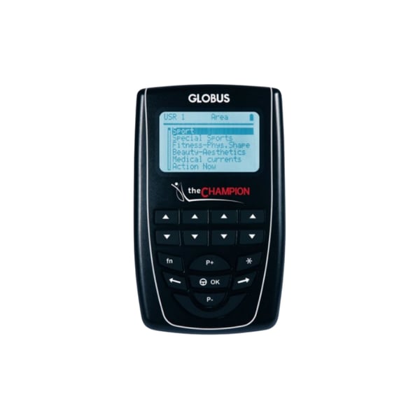 Electroestimulador para fitness y belleza The Champion: con 4 canales y 441 programas