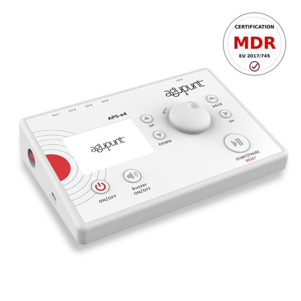 Fisioterapia invasiva APS e4: electrólisis percutánea, neuromodulación, electropunción seca, microcorrientes, TENS y Pointer con certificado MDR (Compra, alquila o financia)