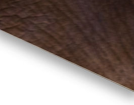 Forro de piel natural flor cerdo marrón