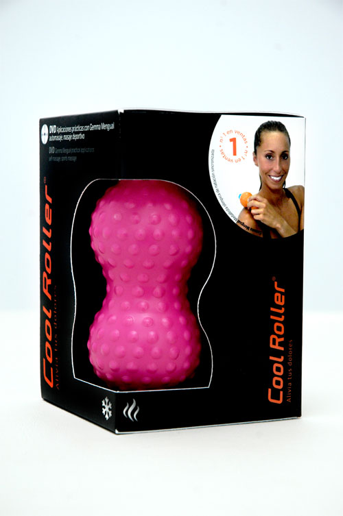 Cool Roller Masajeador frío-Calor Fucsia más DVD