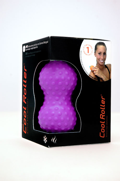 Cool Roller Masajeador frío-Calor Lila más DVD