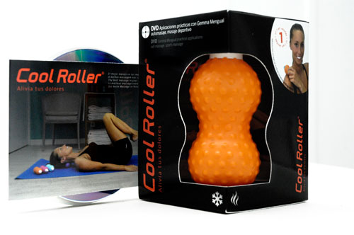 Cool Roller Masajeador frío-Calor Naranja más DVD