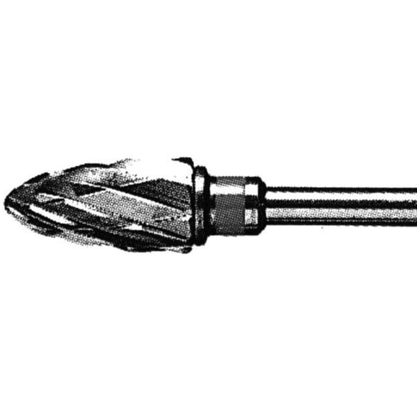 Fresa fabricada en carburo de Tungsteno 1608: Abrasión Gruesa. Ideal para el desbaste fuerte y agresivo de uñas