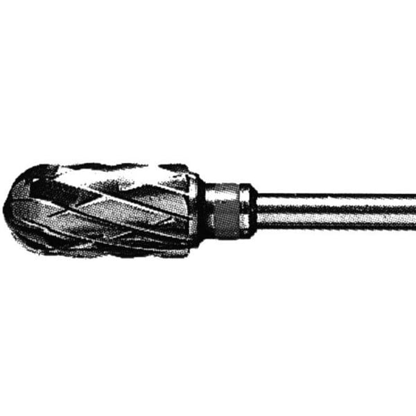 Fresa fabricada en carburo de Tungsteno 1672: Abrasión Gruesa. Ideal para el desbaste fuerte y agresivo de uñas