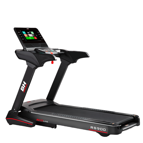 Cinta de correr RS900 Multimedia BH Fitness: con una pantalla táctil de 16