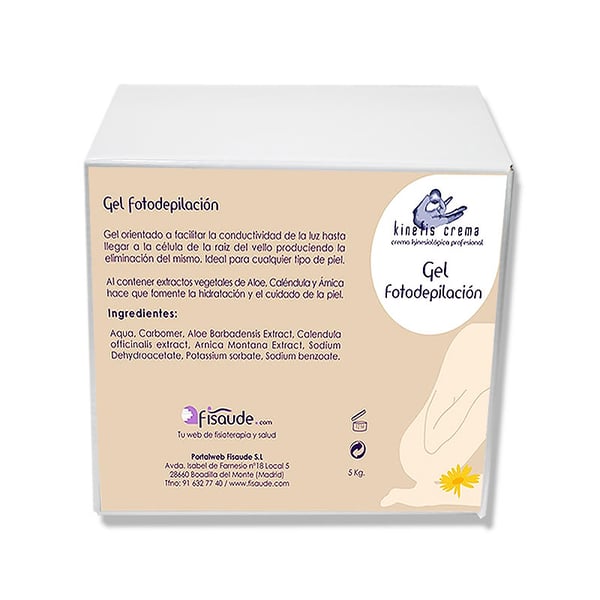 Gel para Fotodepilación Kinefis 5L (Bag in Box)