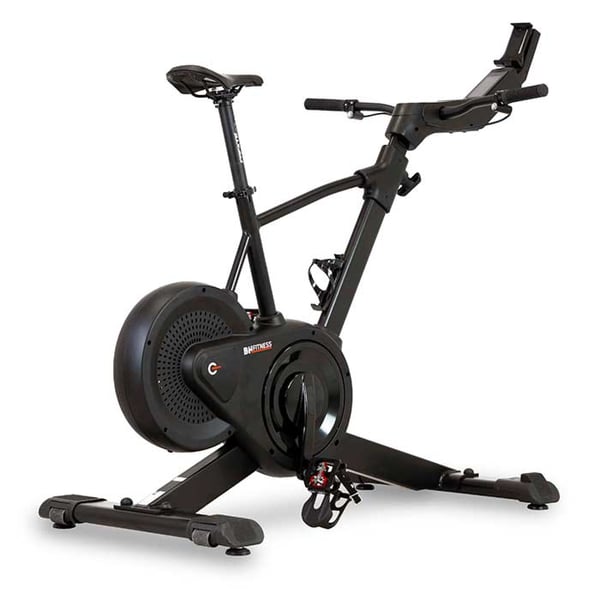 Bicicleta indoor BH Exercycle V2: Smart Bike que ofrece una ergonomía y un feeling postural muy similar a la de la bici de montaña (MTB)