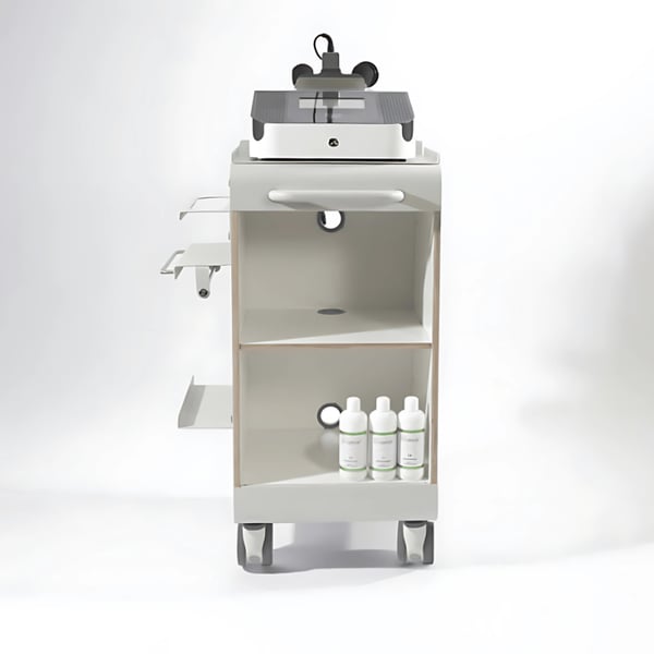 Carrito multifuncional para profesionales Häp en color gris claro