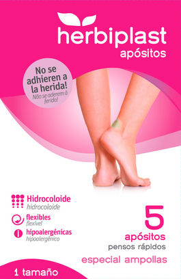 Herbiplast Apósitos Hidrocoloides Especial Ampollas (5 unidades)