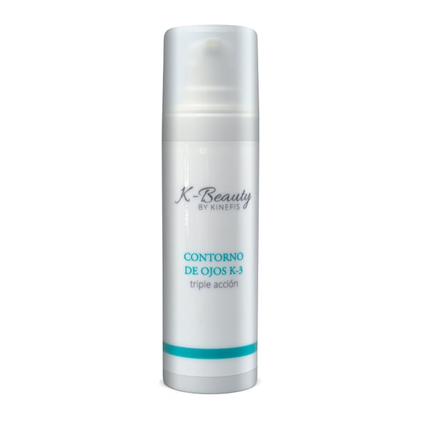Contorno de Ojos K-3 Triple Acción K-Beauty By Kinefis 30 ml - Línea Cosmética de Calidad Superior ( Liquidación final de colección)