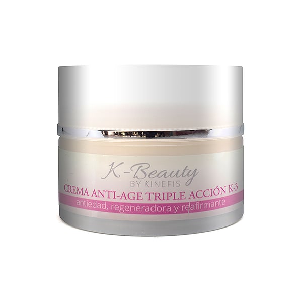 Crema Triple Acción K-3 for Woman K-Beauty By Kinefis 50 ml - Línea Cosmética de Calidad Superior ( Liquidación final de colección)