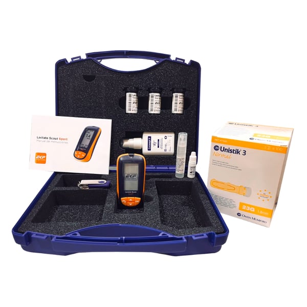 Kit maletín de campo Lactate Scout SPORT. Medición en exteriores mucho más ágil, segura y completa