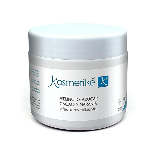 Peeling Corporal Exfoliante de Azúcar, Cacao y Naranja Kosmetiké Profesional 500 cc: Efecto Revitalizante