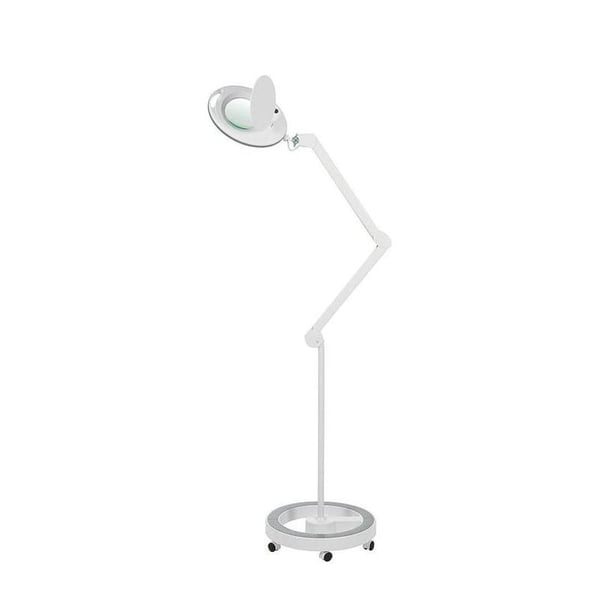 Lámpara Lupa LED de Luz Fría Mega+ con cinco aumentos (base rodable)