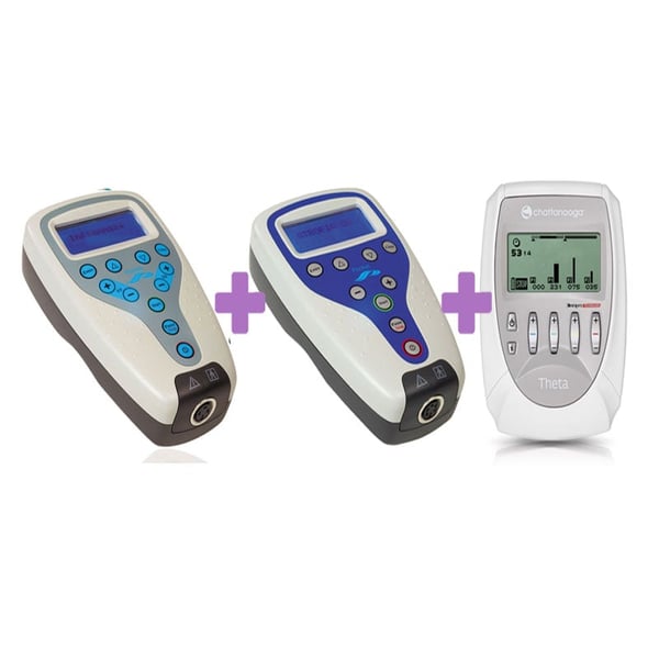 OFERTA PACK MOBILE: Láser Portátil New Pocket Laservit + Ultrasonido Portátil Sonovit + Electroestimulador Portátil Chattanooga Theta 500