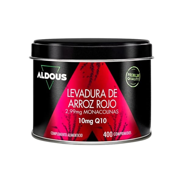 Levadura de Arroz Rojo con Coenzima Q10 Aldous (400 comprimidos)