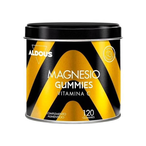 Magnesio en gominolas + Vitamina C aldous (120 gominolas)