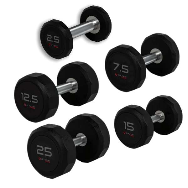 Mancuernas PRO-STYLE ÉLITE O'LIVE (Varios Pesos Disponibles)