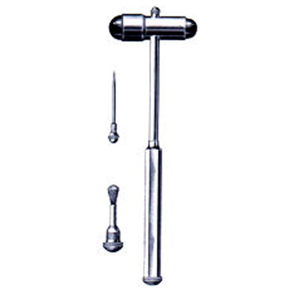 Martillo de reflejos Buck con aguja y cepillo Kinefis