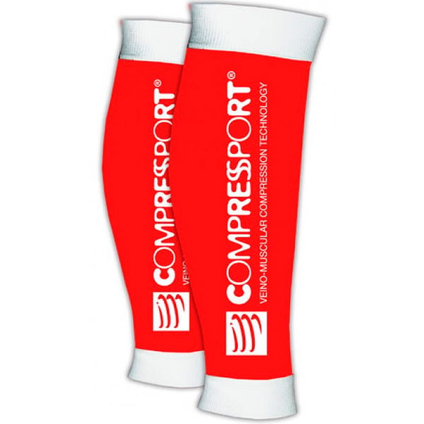 SUPER OFERTA ESPECIAL - Compressport R2 - Medias de compresión pantorrillera - Color Rojo