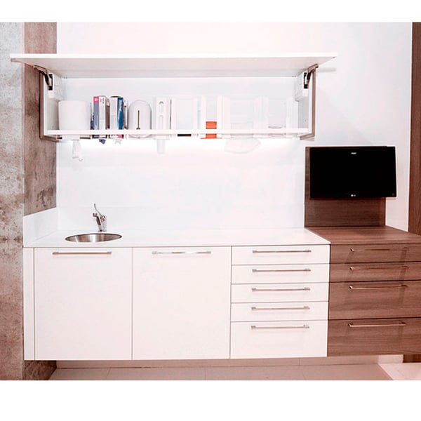 Conjunto Mueble clínico con dispensador modular: La mejor solución para tu clínica