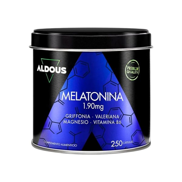Melatonina con Magnesio, Griffonia, Valeriana y Vitamina B6 Aldous