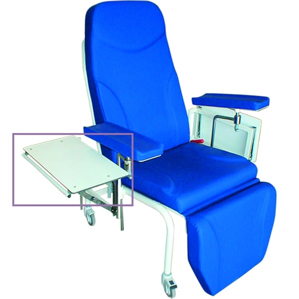 Mesita lateral de compacto fenólico para sillones de extracción Eco