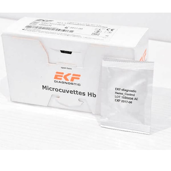 Microcubetas HemoControl: 50 Unidades para Análisis de Hemoglobina