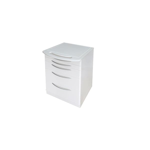 Módulo rodable con cajones para gabinete médico