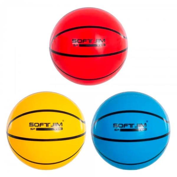 Pelota polivalente Lisa soft colores de 18 cm en varios colores