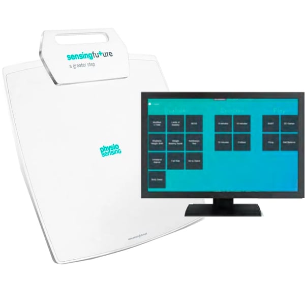 Plataforma de neurorrehabilitación Physiosensing Rehab III: Plataforma de presiones para valoración y entrenamiento del equilibrio. Ideal para Neurorehabilitación, rehabilitación física y posturografía