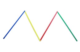 Pieza de plástico para hacer formas planas